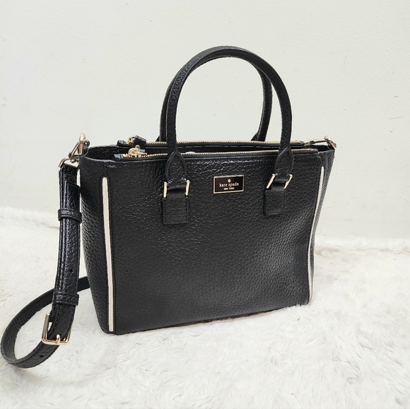 kate spade Handbags - Kate Spade Marga Prospect Place pebble Leather Satchel Handbag